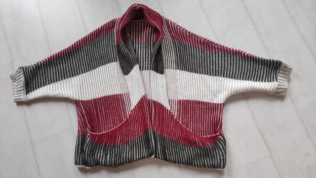 Chaqueta de punto multicolor