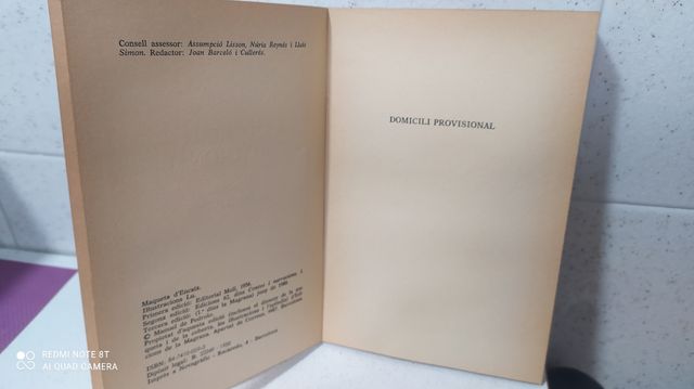 LIBRO DI LETTURA PROVVISORIO A DOMICILIO