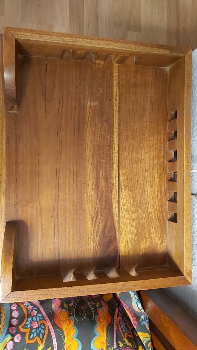 Cabezal teka con 2 mesitas