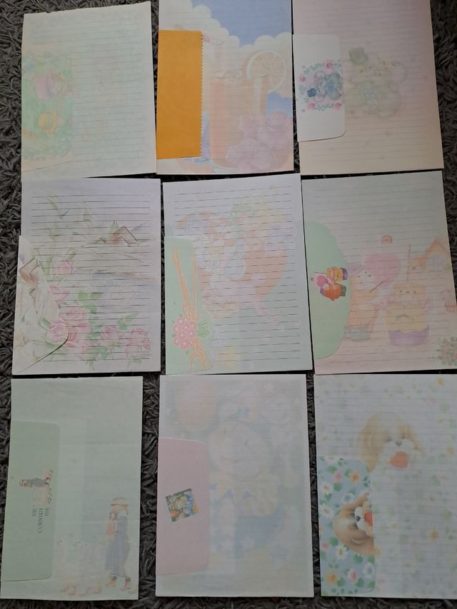 Lote de cartas perfumadas años 90