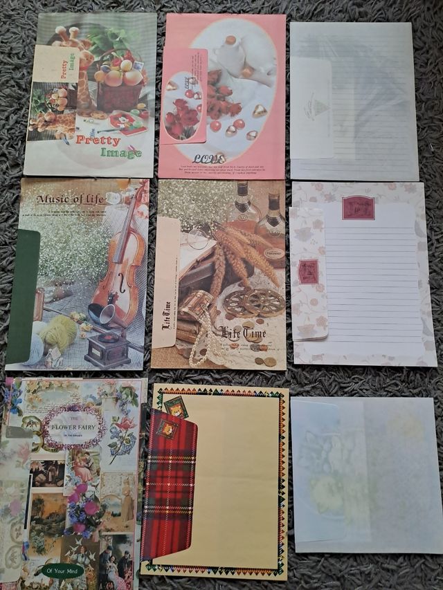 Lote de cartas perfumadas años 90