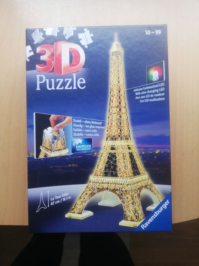 puzzle 3D torre Eiffel