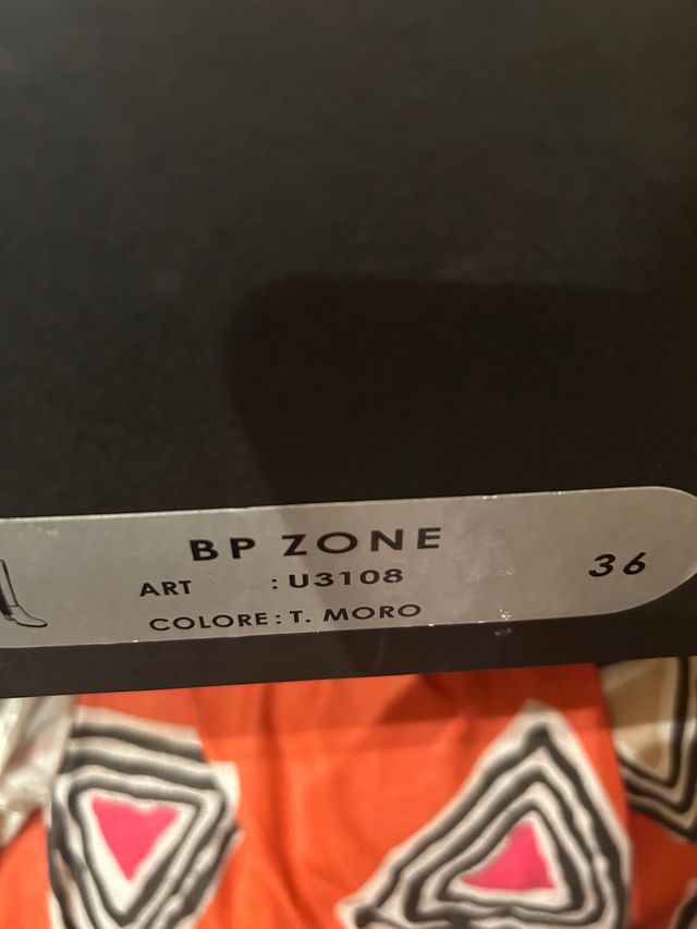 Bota caña alta de bp zone en piel talla 36