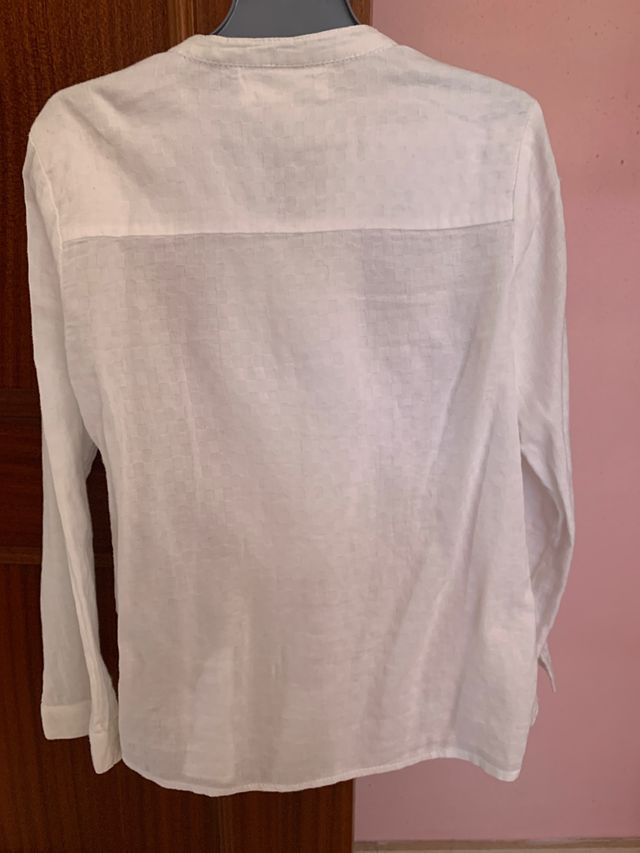 Blusa niña blanca Zara