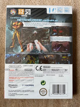 Metroid prime trilogy Wii nuevo sin abrir