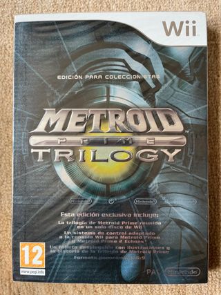 Metroid prime trilogy Wii nuevo sin abrir