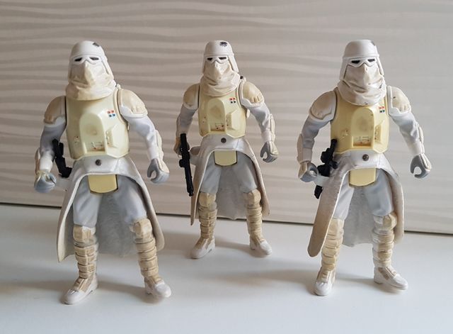 Star wars 3 x Snowtrooper Saga Collection