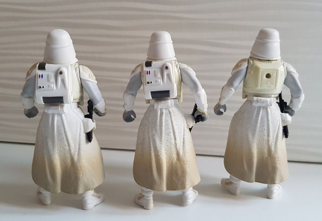 Star wars 3 x Snowtrooper Saga Collection