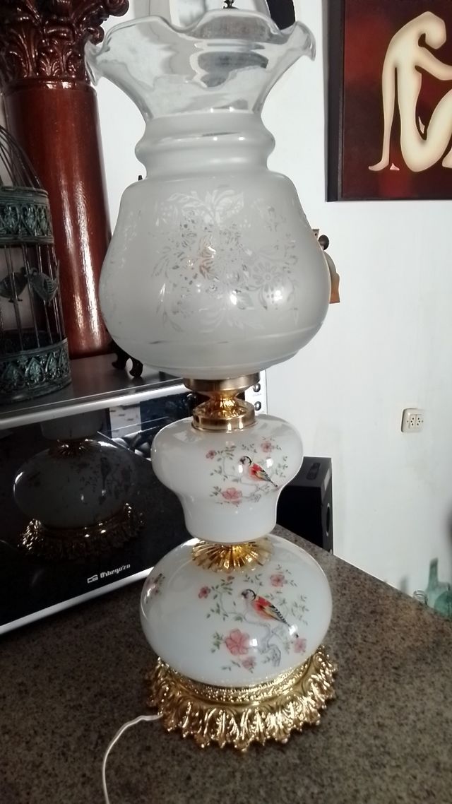 Espectacular Lampara-Quinque Vintage