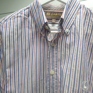 Camisa de rayas de hombre marca El Ganso