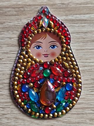 Llaveros muñeca con brillantes