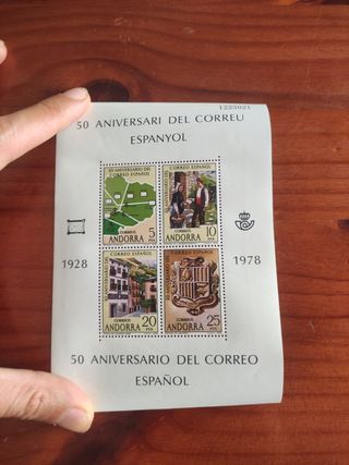 Sellos nuevos 50aniversario correo español 1928-78