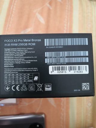 Xiaomi POCO X3 PRO "metal bronze"