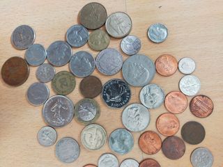 Monedas antiguas varios países