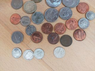 Monedas antiguas varios países