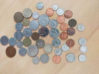 Monedas antiguas varios países