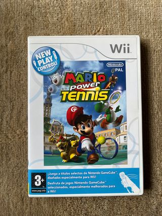 Mario power tennis Wii videojuego