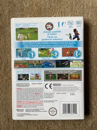 Mario power tennis Wii videojuego