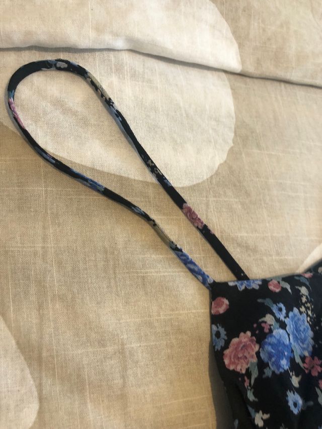 Vestido estampado tirantes Mango 