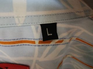 Camicia uomo manicacorta puro cotone in fantasia L