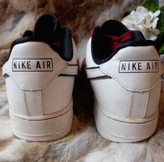 Zapatillas Nike Air Force-1 rojas T41 EU