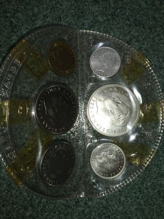 Set completo de monedas España Mundial 82