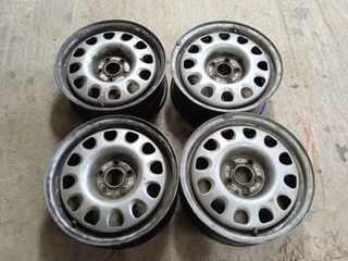 Llantas hierro VW 15" de 5 tornillos, ET35, 6"