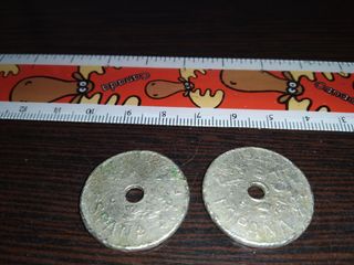 2 Monedas 25 céntimos de Peseta 1927 Madrid