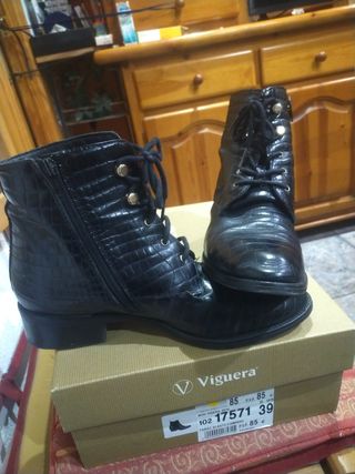botines elásticos camperos,talla 39,mujer