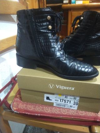botines elásticos camperos,talla 39,mujer