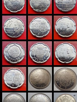 MONEDAS PESETAS JUAN CARLOS SC SIN CIRCULAR UNC