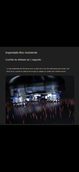 Afeitadora eléctrica recargable, estrenar