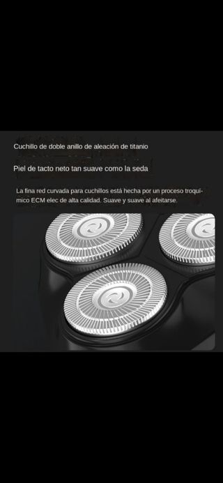 Afeitadora eléctrica recargable, estrenar
