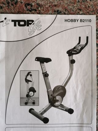 Bicicleta estatica plegable.  Recogida en mano.