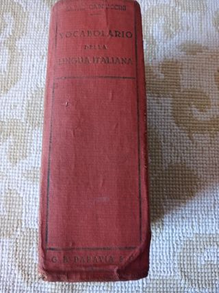 Vocabolario italiano e Italiano Francese anno 1941