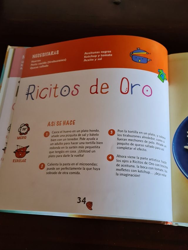 Libro Cocina de Colores