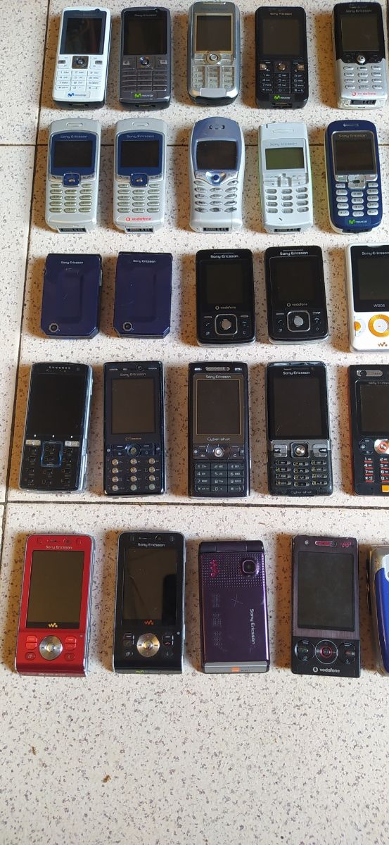 LOTE 40 MOVILES SONY-ERICSSON...DESDE 10€ UNO.