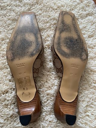 Sandalia Mules Gucci originales. Tesoro Vintage