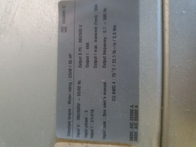 variador de frecuencia 22KW