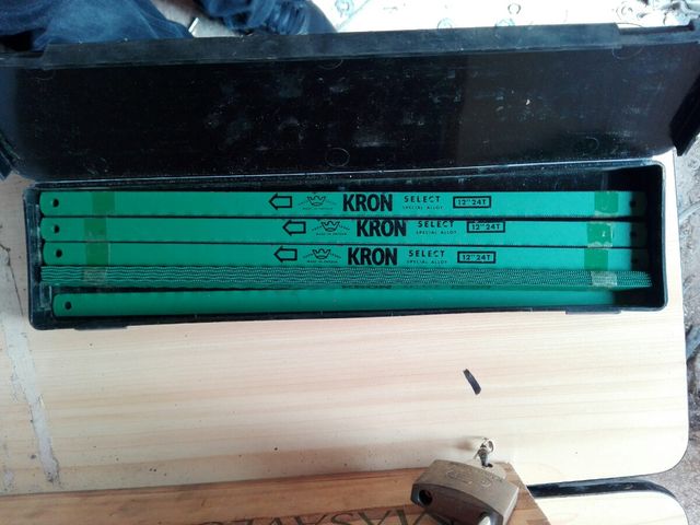 hojas de sierra de cortar hierro nuevas