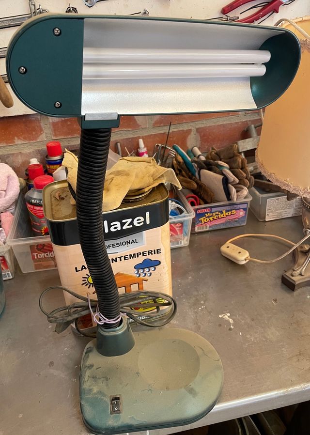 Flexo de estudio verde