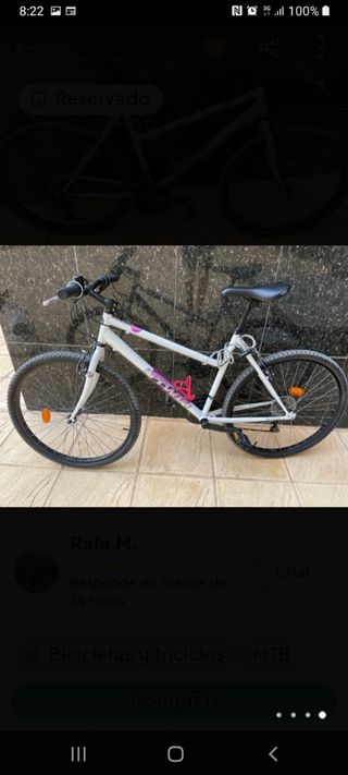 bicicleta decatlon solo se ha usado 1 vez