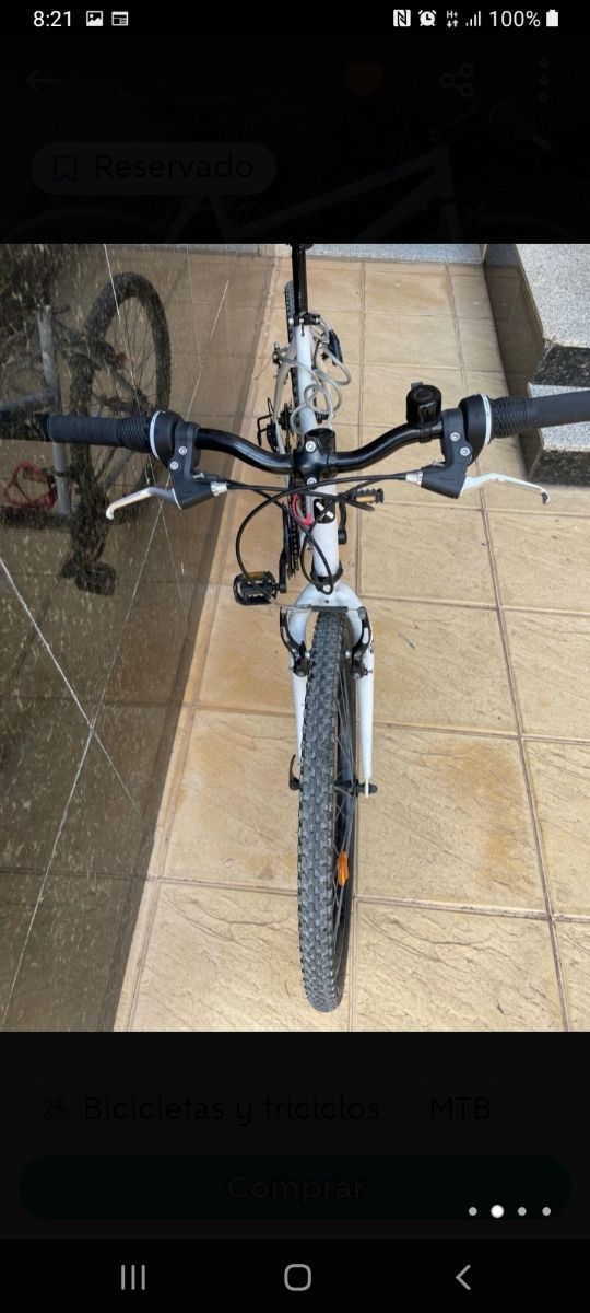bicicleta decatlon solo se ha usado 1 vez
