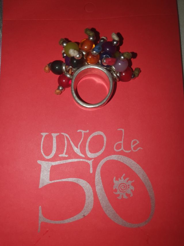 Anillo multicolor