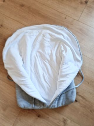 Saco bebe algodón y punto.