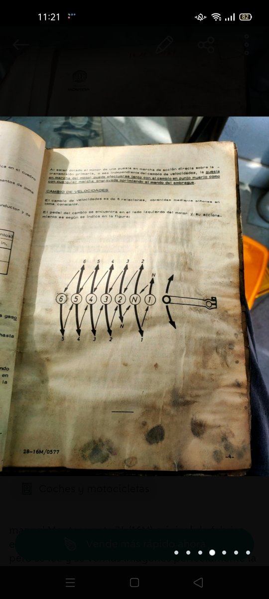 manual Montesa cota 74 (16M) original de fabrica