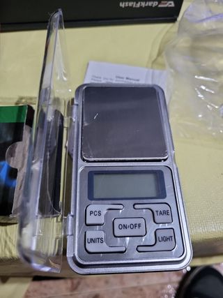 micro bascula digital, SIN PILAS DE BOTON, pilas t