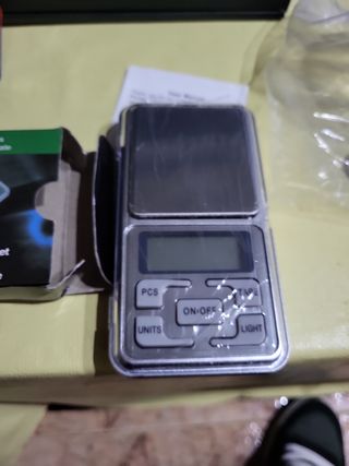 micro bascula digital, SIN PILAS DE BOTON, pilas t