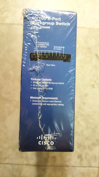 Switch Linkbyb Cisco 10/100 8 Puertos.