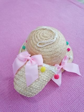 Conjunto mala e chapéu menina